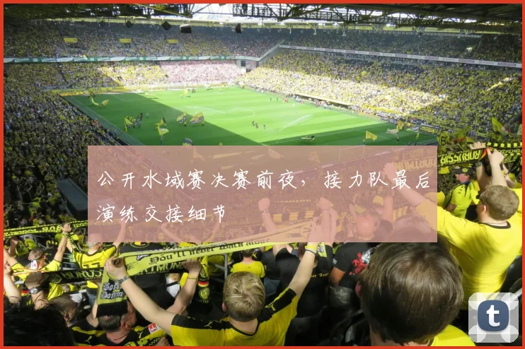 公开水域赛决赛前夜，接力队最后演练交接细节